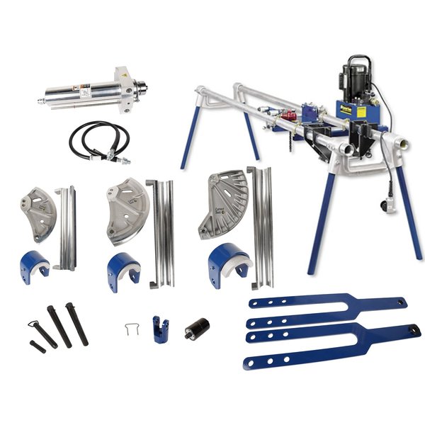 Current Tools Hydraulic Bender Package with Electric Pump & Bending Table 254LP-281